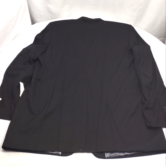 J.M. Haggar Black Classic Fit 48 Long Single Breast Premium Stretch Suit Jacket - Picture 7 of 15